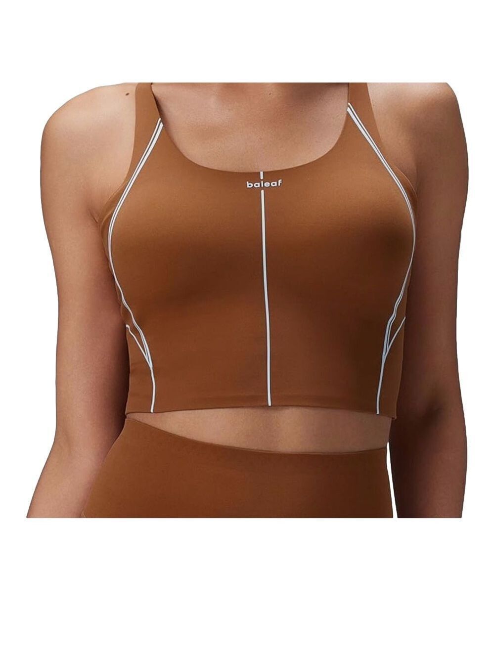 Baleaf Freeleaf High Impact Sports Bra Crisscross Back NWOT Athletic Minimal